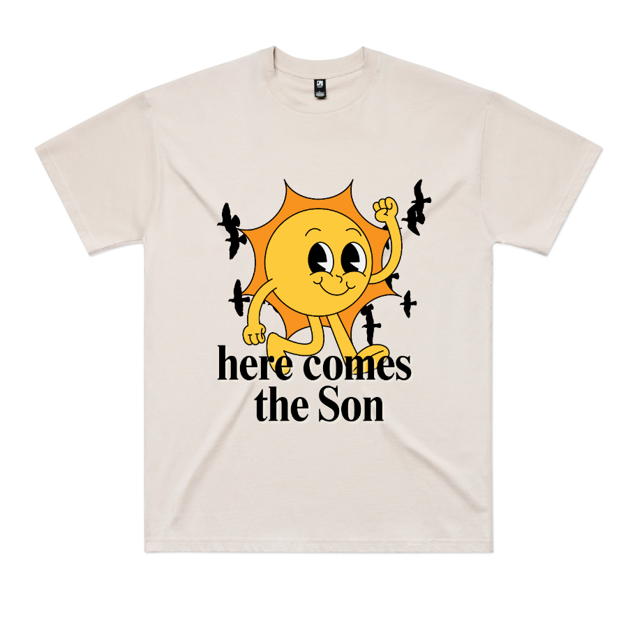 Here Comes the Son Oversized Tee (Bone)