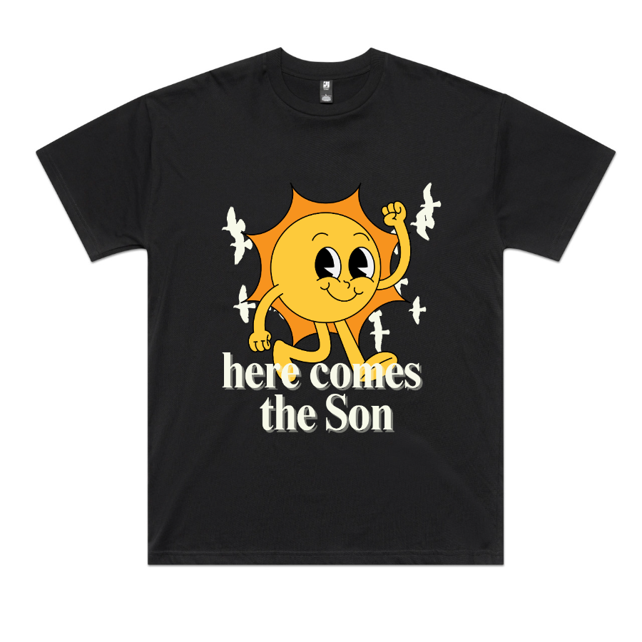 Here Comes the Son Oversized Tee (Black)