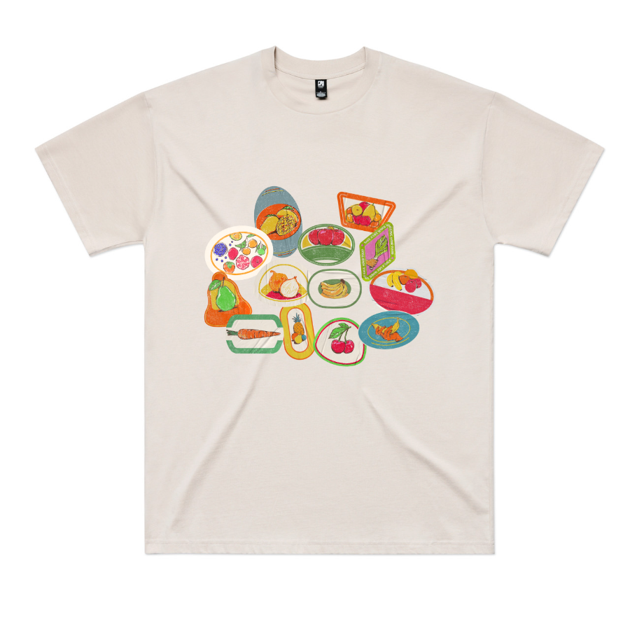 Fruitful Oversized Tee (Bone)