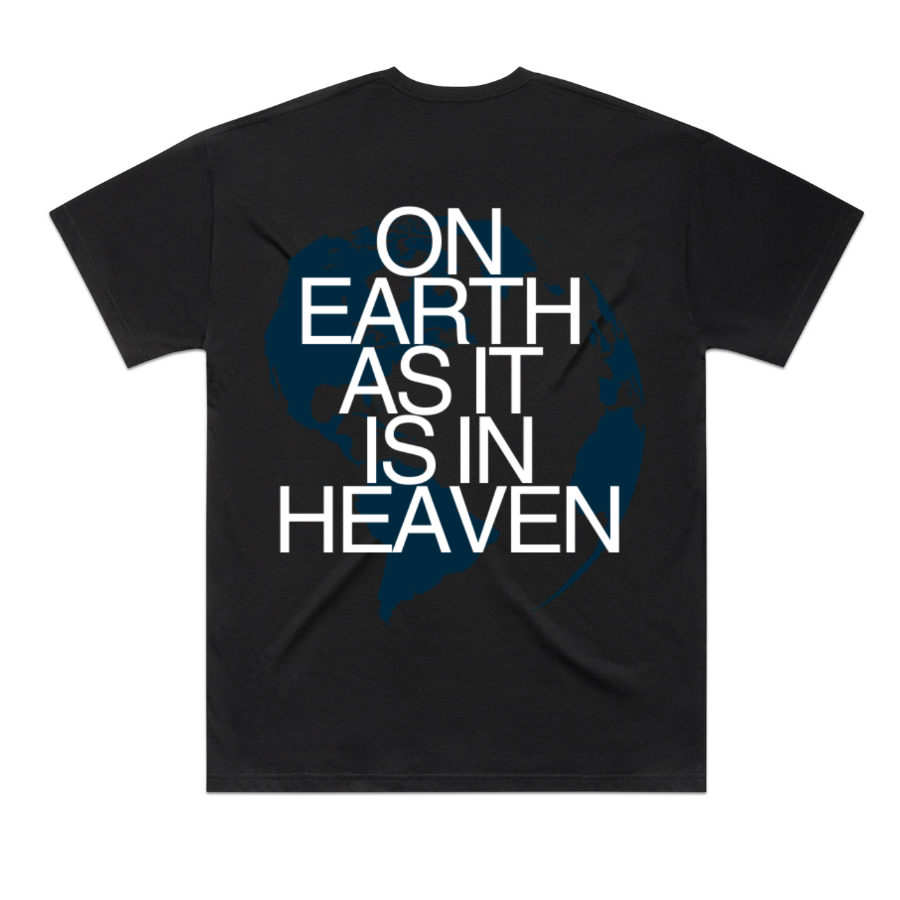 Earth + Heaven Oversized Tee (Black)