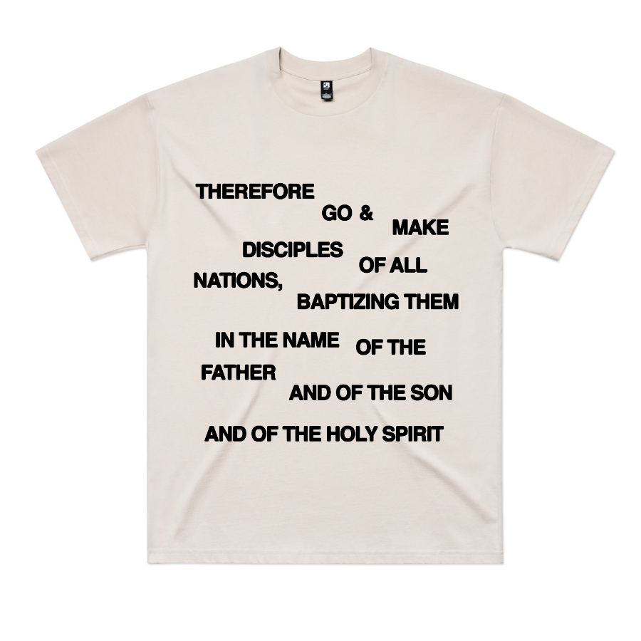 Great Commission Oversized Tee (Bone)
