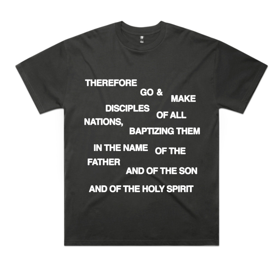 Great Commission Oversized Tee (Coal)