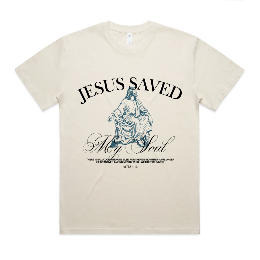 Saved Soul Oversized Tee (Ecru)